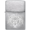 Zippo 2022N Zippo Price Fighter 200 Spade Skull Design Brushed Chrome ZIP-48500 - alternate 1